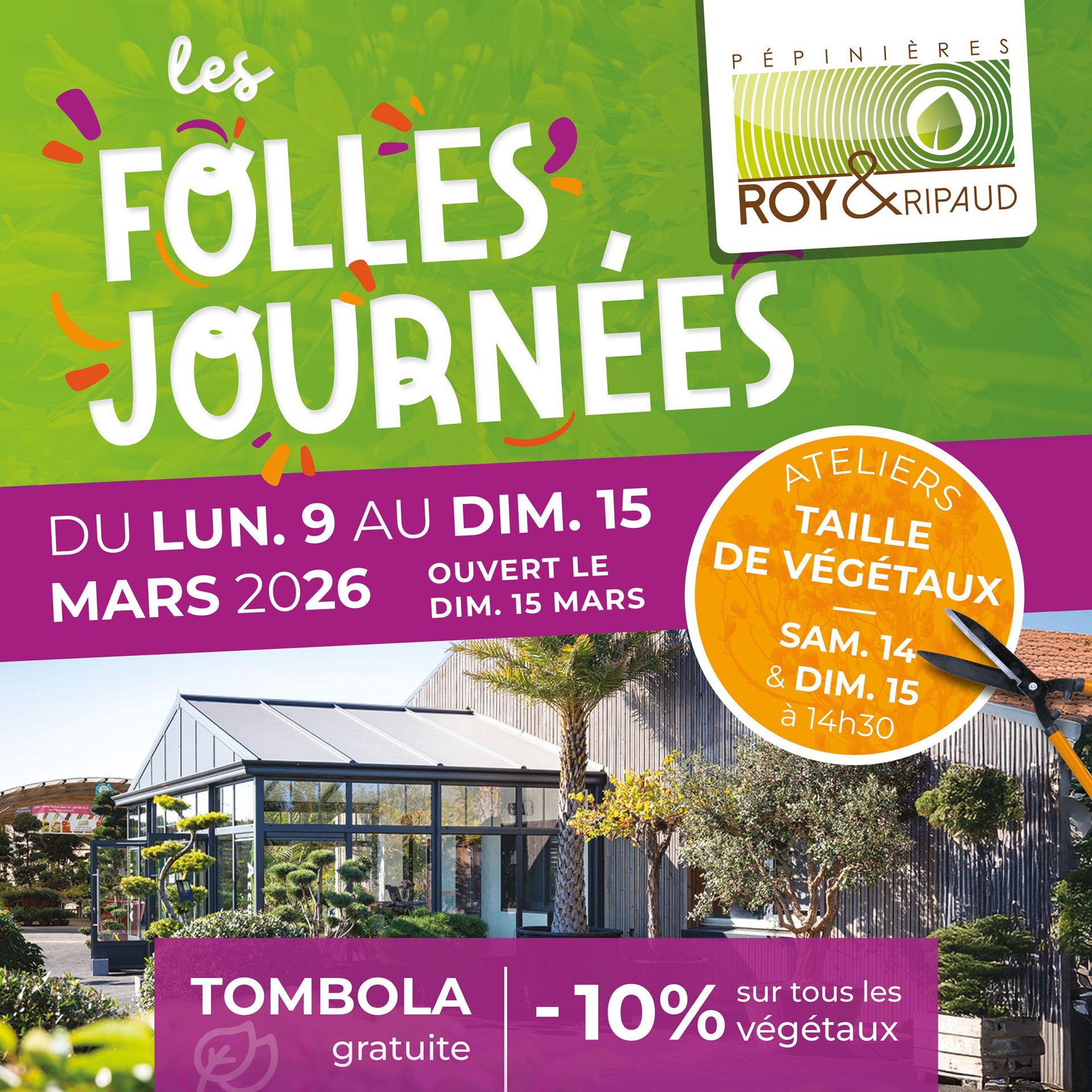 Pépinières Roy-Ripaud – Mars26-Post Facebook